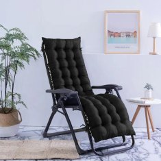 slomart AG690F Blazina za ležalnik 160 cm črna