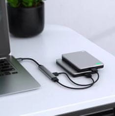 slomart AK340A Hub usb 1x3.0 6x2.0 slim
