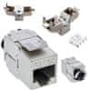 slomart RJ10 RJ45 stp cat.6a vtičnica brez orodja