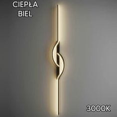 slomart ZD143B Stenska svetilka Wall Sconce 60cm vodila toplo belo