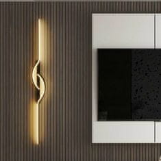 slomart ZD143B Stenska svetilka Wall Sconce 60cm vodila toplo belo