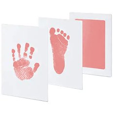 slomart DA83B Odtis stopala z odtisom roke, ki ne pušča sledi 10x15,3 cm roza