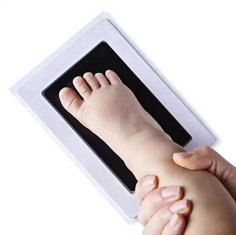 slomart DA83B Odtis stopala z odtisom roke, ki ne pušča sledi 10x15,3 cm roza