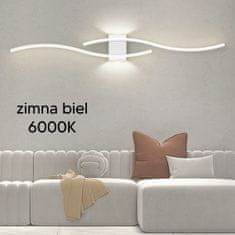 slomart ZD150 Stenska svetilka stenska svetilka bela 60cm hladno bela