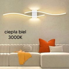 slomart ZD150B Stenska svetilka stenska svetilka bela 60cm toplo bela