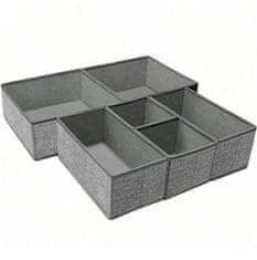 slomart AG126K Komplet 6 organizatorjev za garderobo