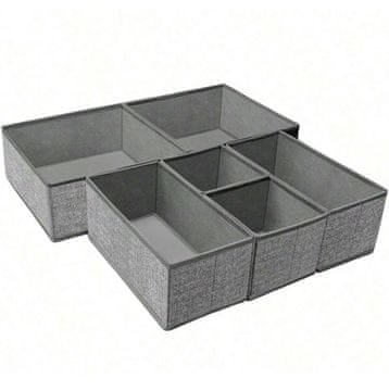 slomart AG126K Komplet 6 organizatorjev za garderobo