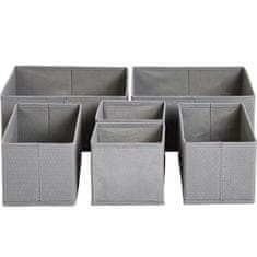 slomart AG126K Komplet 6 organizatorjev za garderobo