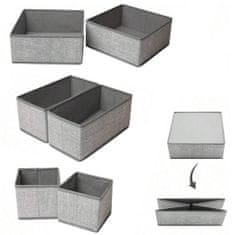 slomart AG126K Komplet 6 organizatorjev za garderobo