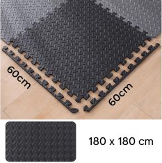 slomart FT57A 60x60 puzzle preproga za telovadnico z robom