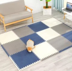 slomart FT57A 60x60 puzzle preproga za telovadnico z robom
