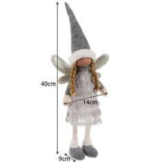 Ruhhy Vila - siva božična figura 22343