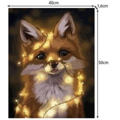 Maaleo Slikanje po številkah 40x50cm- Maaleo fox 22782