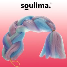Soulima Sintetični lasje ombre modra/foil Soulima 21366