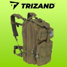 Trizand Pohodniški nahrbtnik zelen majhen 23243