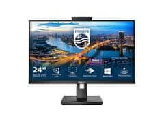Philips 242B1H 23,8" IPS Full HD 75Hz ergonomski poslovni monitor s spletno kamero