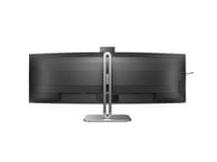 Philips 49B2U6903CH 49" VA Dual QHD Thunderbolt 4 SuperWide KVM ukrivljen poslovni monitor s spletno kamero