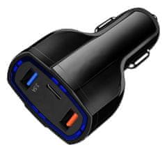 slomart PLS34E Samodejni polnilnik. qc 3.0 tip-c 2xusb