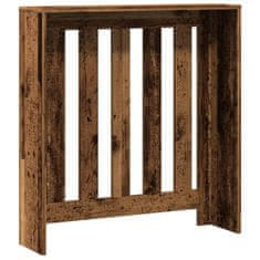 Vidaxl Pokrov za radiator starinski les 78x20x82 cm inženirski les