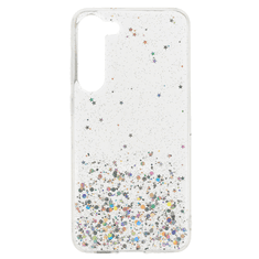 Onasi Silikonski ovitek z bleščicami SPARKLE za Samsung Galaxy A56 - prozoren