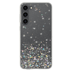 Onasi Silikonski ovitek z bleščicami SPARKLE za Samsung Galaxy A56 - prozoren