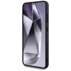 Karl Lagerfeld Originalen ovitek Samsung Galaxy S25 5G - Monogram Choupettes Head - črna zaščita - KLHMS25SPGKLCHPK