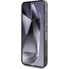 Karl Lagerfeld Originalen ovitek Samsung Galaxy S25 5G - Monogram Heads - črna zaščita - KLHMS25SHMCKMHK