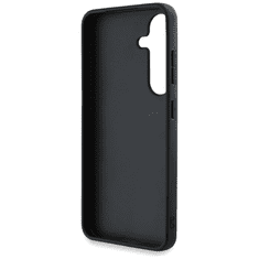 Karl Lagerfeld Originalen ovitek Samsung Galaxy S25 5G - Monogram Choupettes Head - črna zaščita - KLHMS25SPGKLCHPK