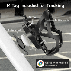GPS MiTag sledilnik, lokator nosilec za bidon, steklenico