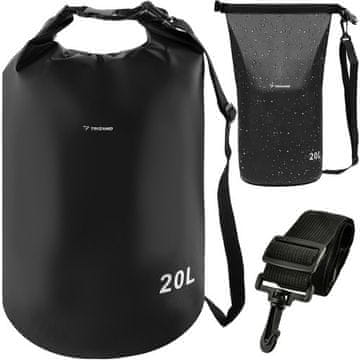 Trizand Nepremočljiva torba 20L črna 23566