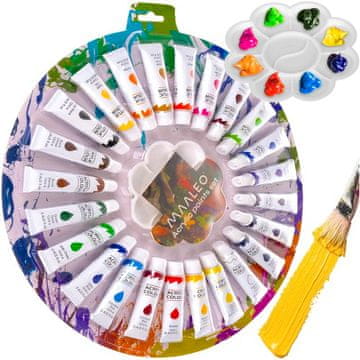Maaleo Akrilne barve 12ml - komplet 24 kosov. Maaleo 24725