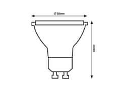 Rabalux Rabalux 79004 SMD LED, GU10, 5W, 400lm, RGB