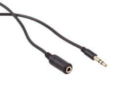 Maclean MCTV-821 42205 Jack 3,5-milimetrski kabel vtičnica-vtičnica 5 m črn