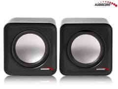 AUDIOCORE AC870 B 43398 Računalniški zvočniki 6W USB Srebrna in črna
