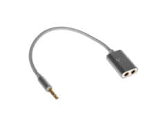 Maclean MCTV-580 46430 3,5-milimetrski adapterski kabel za slušalke in mikrofon