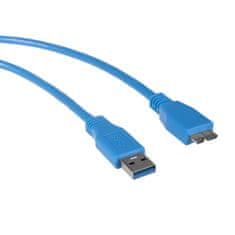 Maclean MCTV-587 46437 Kabel USB 3.0 AM-microBM od vtičnice do vtičnice 1,5 m