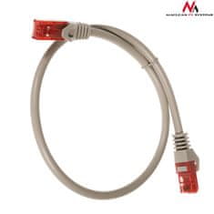 Maclean MCTV-300 S 47257 UTP cat6 kabel z vtičem v vtičnico 0,5 m sive barve