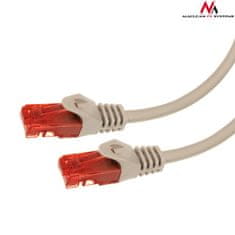 Maclean MCTV-300 S 47257 UTP cat6 kabel z vtičem v vtičnico 0,5 m sive barve