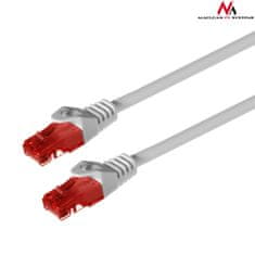 Maclean MCTV-300 W 47258 UTP patchcord cat6 kabel od vtiča do vtičnice 0,5 m bela