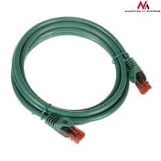 Maclean MCTV-302 G 47275 UTP cat6 kabel z vtičem v vtičnico 2m zelen