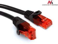 Maclean Maclean UTP povezovalni kabel, vtični, cat6, 15 m, črn, MCTV-739