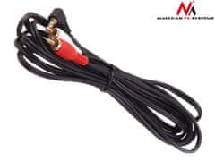 Maclean Kabel Maclean, Mini jack 3,5 mm, kotni, 2RCA, 1 m, črn, MCTV-824