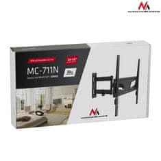 Maclean Maclean TV nosilec, max vesa 400x400, dolga roka za ukrivljene televizorje, 26-55", 30 kg, MC-711N
