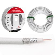Maclean Koaksialni kabel za antene/satelite Maclean, 1.0CCS RG6, 50M, MCTV-571