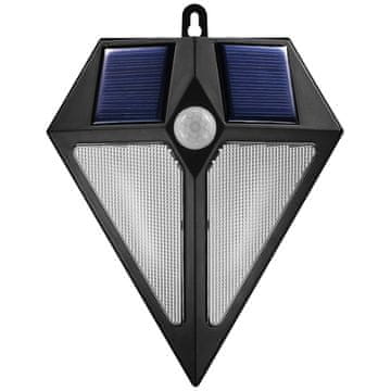 Maclean Maclean LED svetilka, sončna, stenska, z detektorjem gibanja, 6 LED, 2x sončna, MCE168