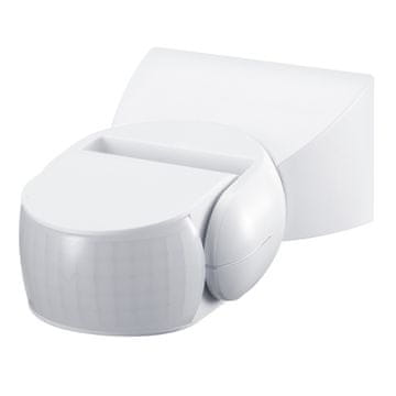 slomart PIR senzor gibanja Maclean, IP65, 180, doseg 12m, bel