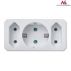 Maclean Vtičnica Maclean, trojna, 1x16A , 2x2,5A, nemška različica, MCE211
