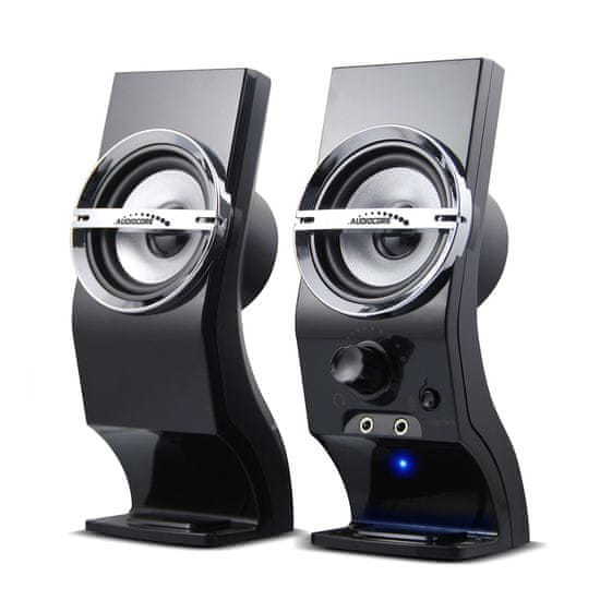 AUDIOCORE 6W Audiocore računalniški zvočniki, USB, črni, AC805