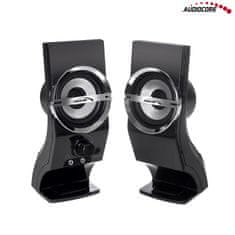 AUDIOCORE 6W Audiocore računalniški zvočniki, USB, črni, AC805