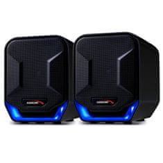 AUDIOCORE 6W USB modro-črni računalniški zvočniki Audiocore AC865 B